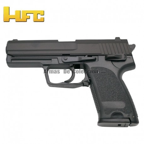 HFC Tipo H&K USP Negra - Pistola Muelle Pesada - 6 mm.