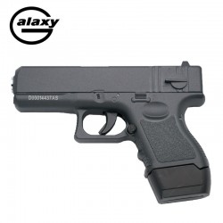 Galaxy G16 Black - Spring Gun - 6 mm zinc metal alloy