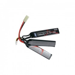 Batería Li-Po ASG 11.1 V 1300MAH 25C Negra