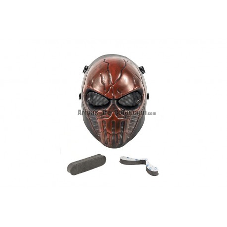 Full Face Punisher Mask (Red Color)