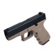 KJW 23 ( Tipo Glock 23 ) Pistola 6MM Gas BlowBack Tan/Black
