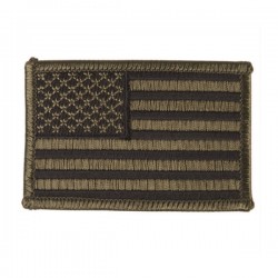 Embroidered Patch Green American Flag