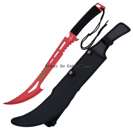 Machete Rojo Zombie Killer Apocalipsis Zombi