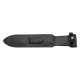 Cuchillo de supervivencia Third 10056 con hoja de acero de cm, mango de aluminio y funda de imitación de piel.