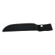 Cuchillo táctico Third 5858 con hoja de acero de 20 cm, mango de ABS negro y punta rompevidrio, con funda de nylon.