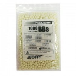 0,25 grs - 6 mm - Balls Bio Geoffs Precision tracer yellow green 1000 bbs